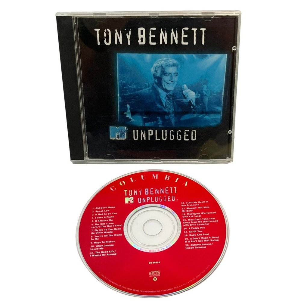 Tony Bennett MTV Unplugged CD 20 Songs 1994 with Ralph Sharon Trio